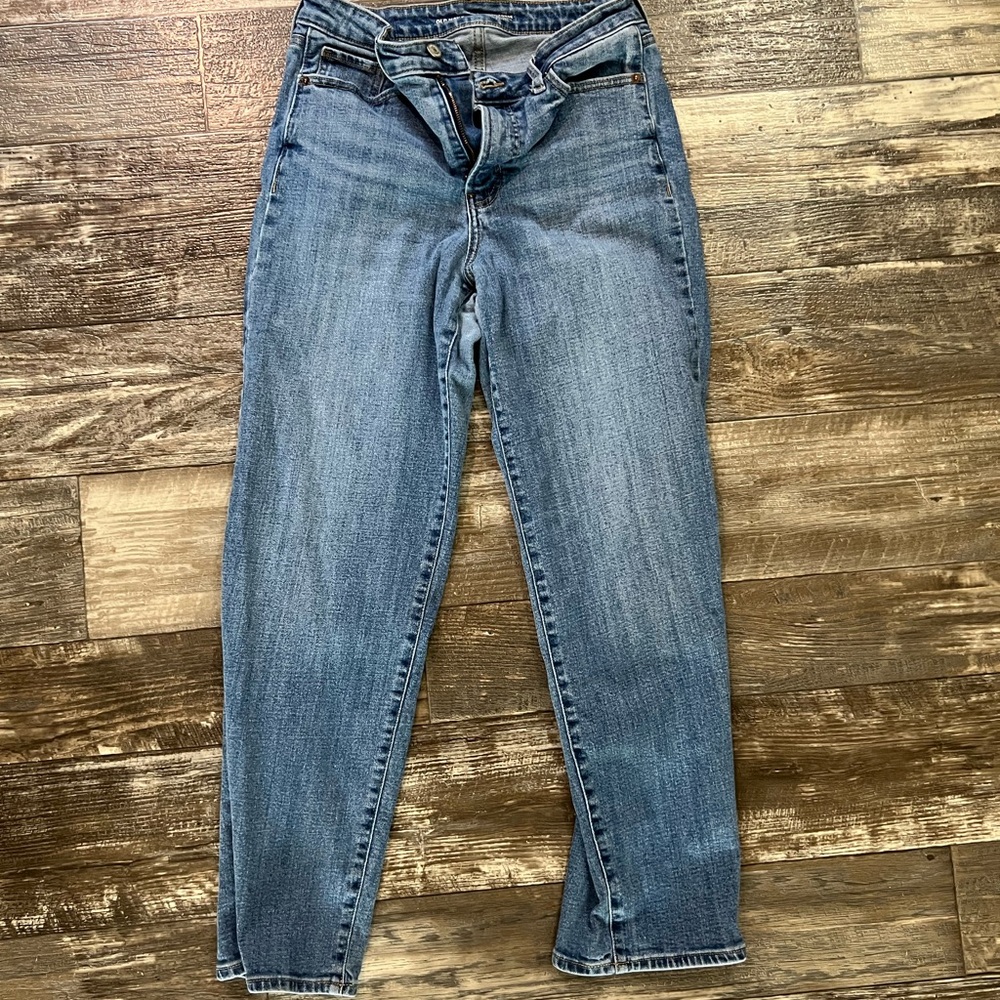 Old Navy Women's Straight Leg Jeans - Blue